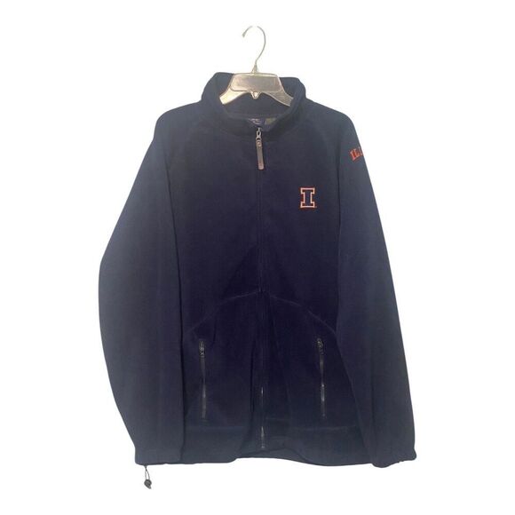 Pro Player Other - Vintage Illinois Fighting Illini Pro Player Full Zip Fleece Jacket XL